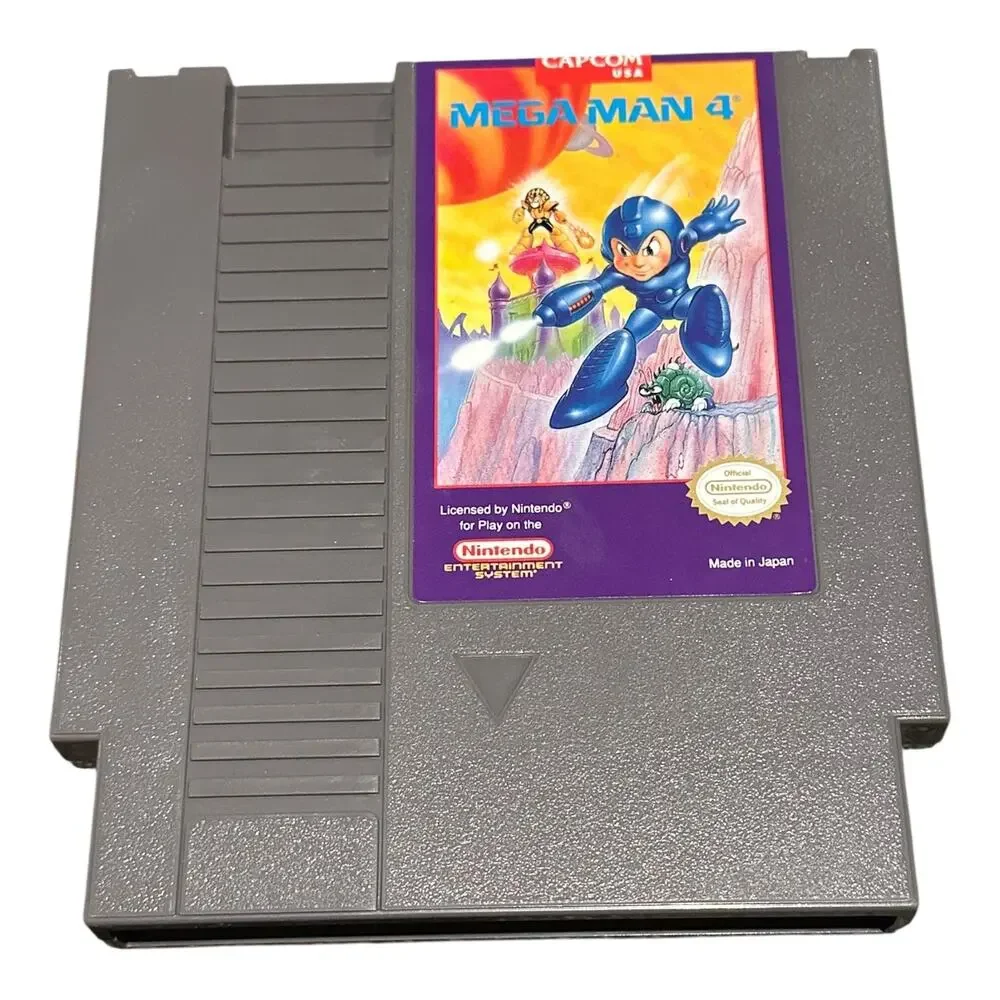 VTG Mega Man 4 (Nintendo Entertainment System NES, 1992) Authentic Original 90s